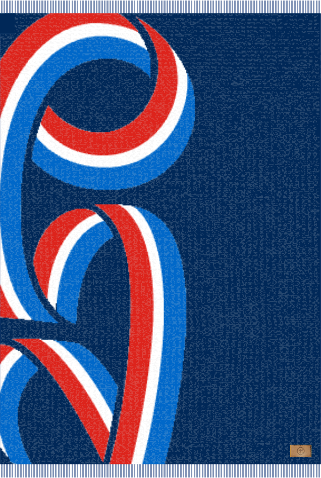 America250 ribbon wrap -navy design
